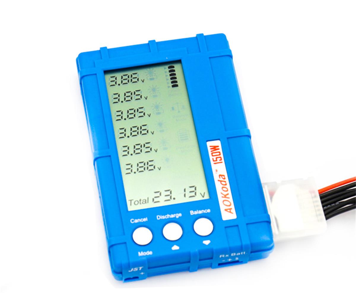 Drone Battery Voltage Checker - HOBBYMATE 3in1 AOK 150W Discharger Voltage