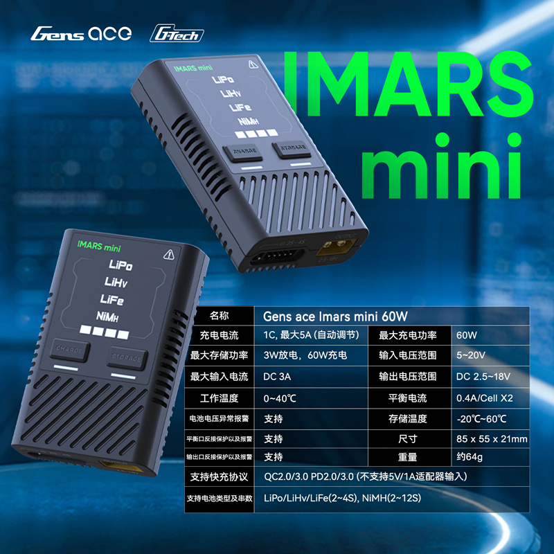 HOT Gens Ace IMARS mini Balanc – Drone Battery Smart recenzja i cena