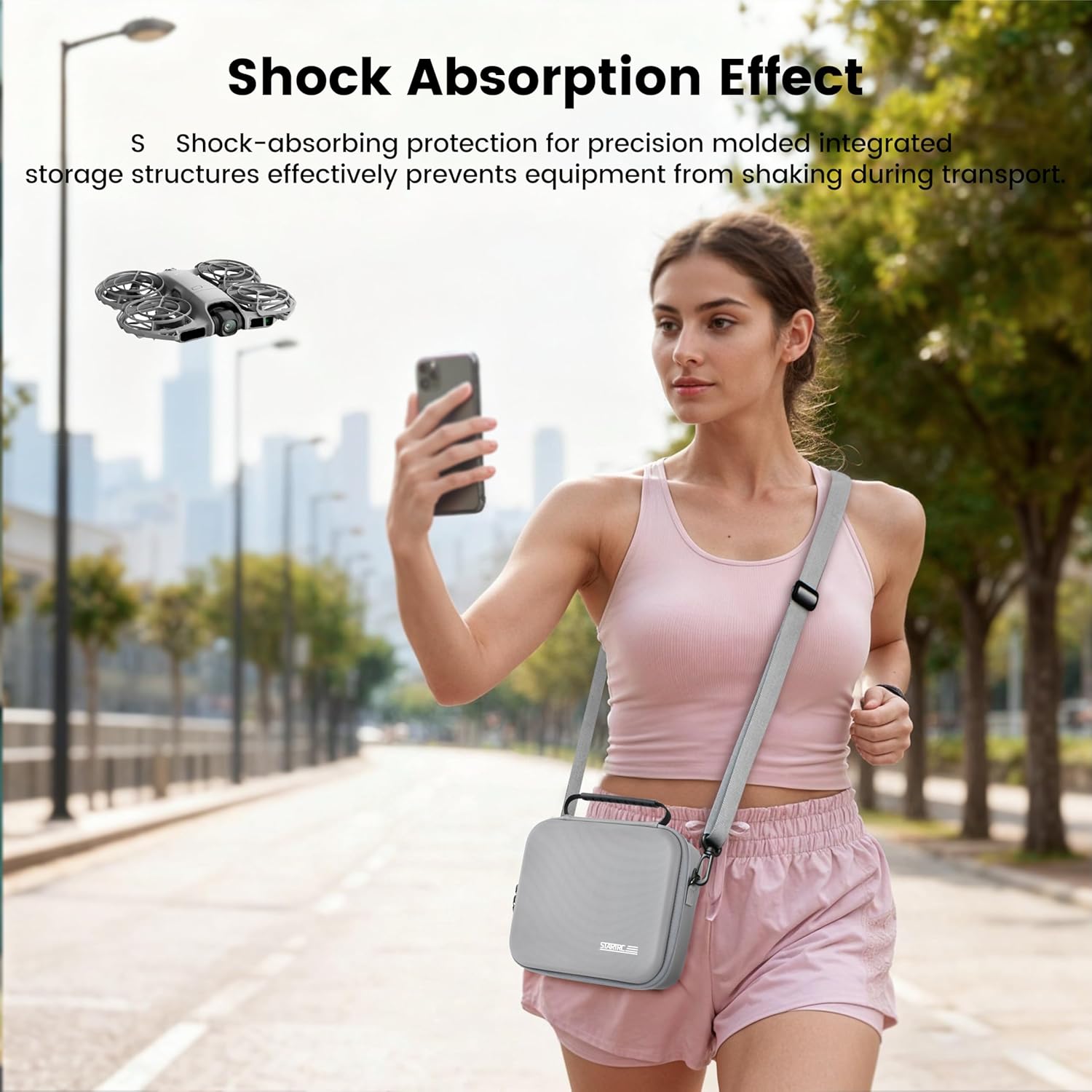 STARTRC Neo 2 Portable PU Shou – Drone Battery Case recenzja i cena