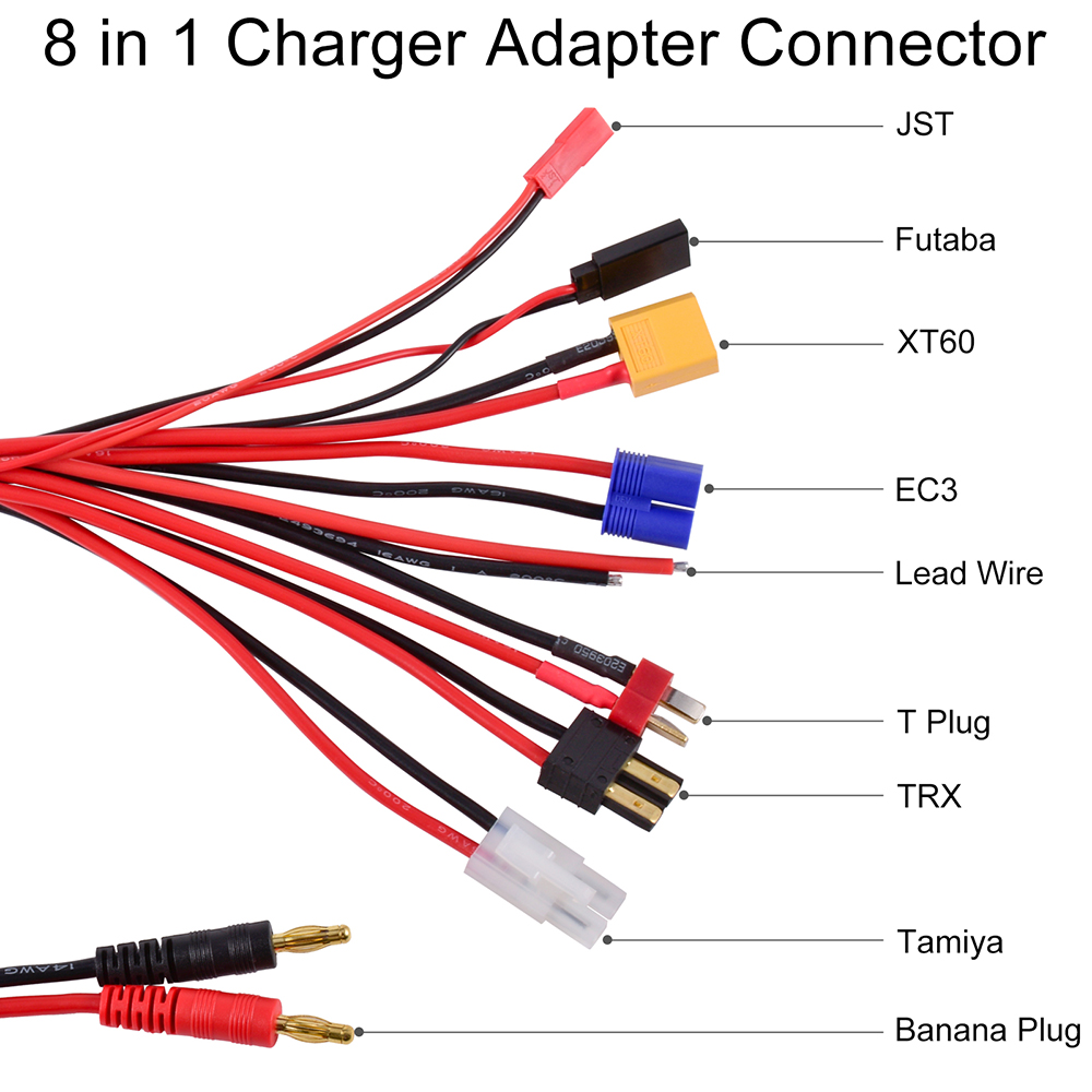 RC Charger Adapter Connector 8 – Drone Battery Voltage Checker recenzja i cena