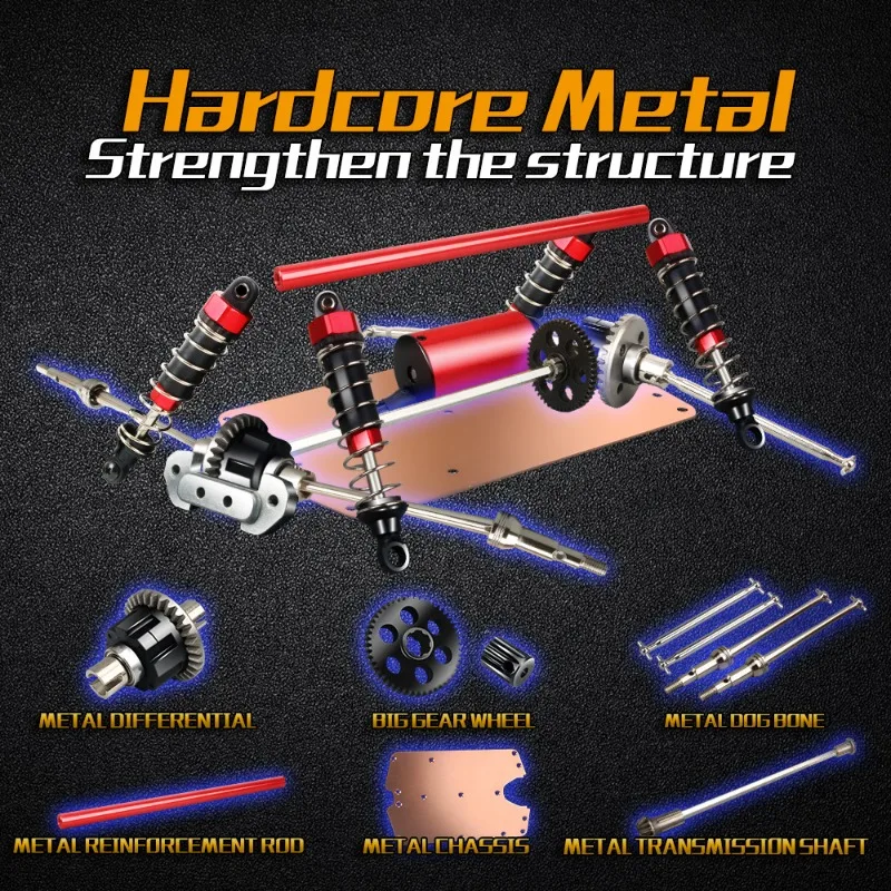 100km/h High-speed 4WD Rc Cars – Drone Battery Alarm recenzja i cena