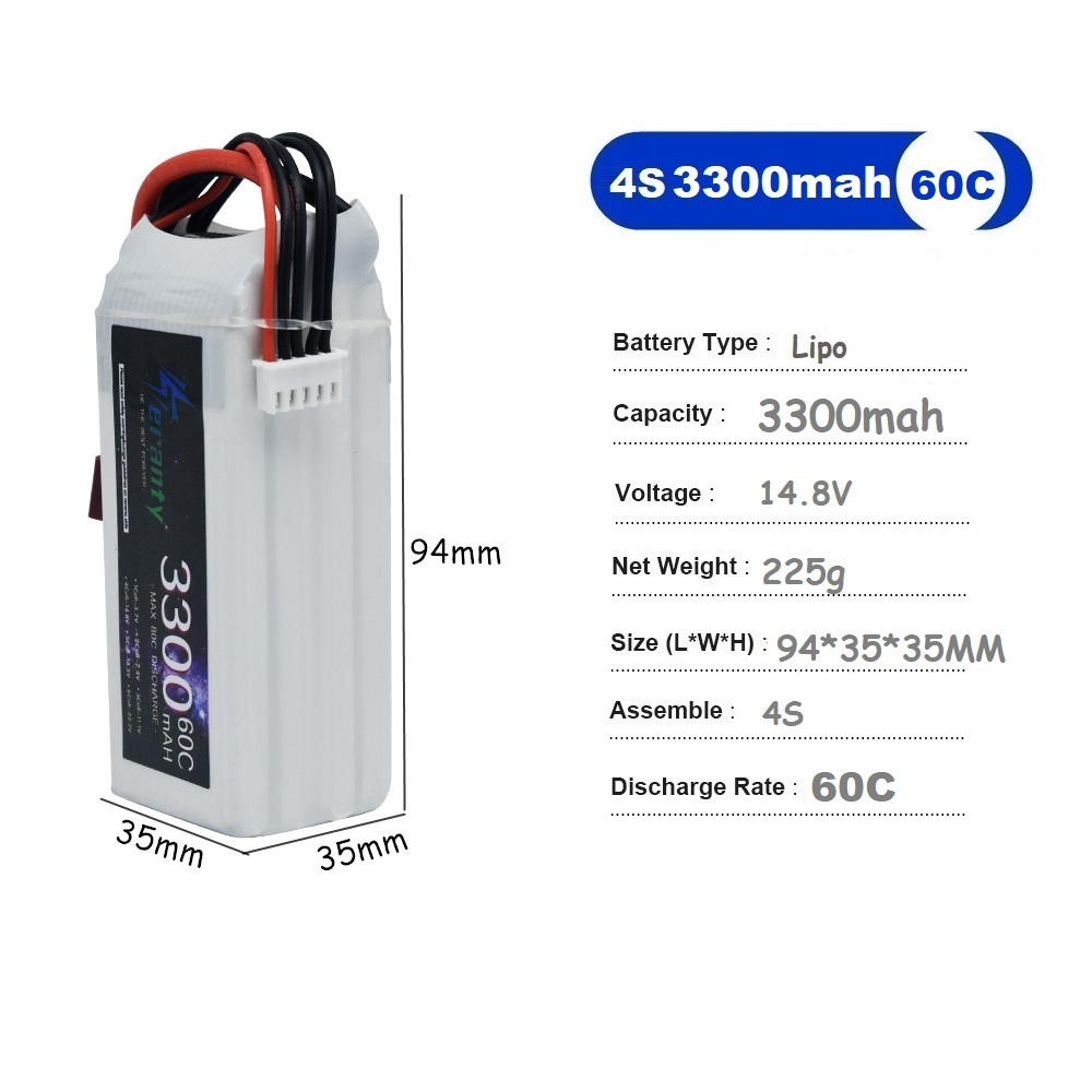 LiPo Rechargeable Battery 4S 3 – Drone Battery Connector recenzja i cena
