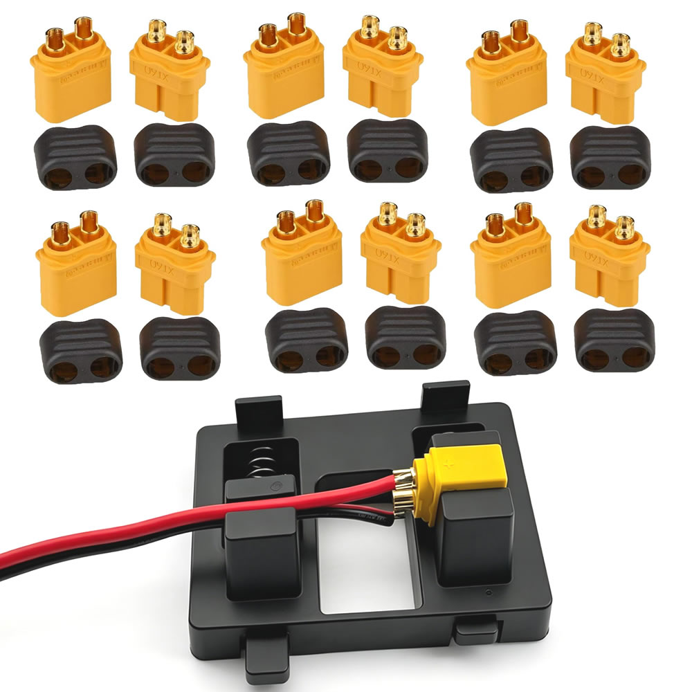 XT60 Connector Plug with Sheat – Drone Battery Connector recenzja i cena