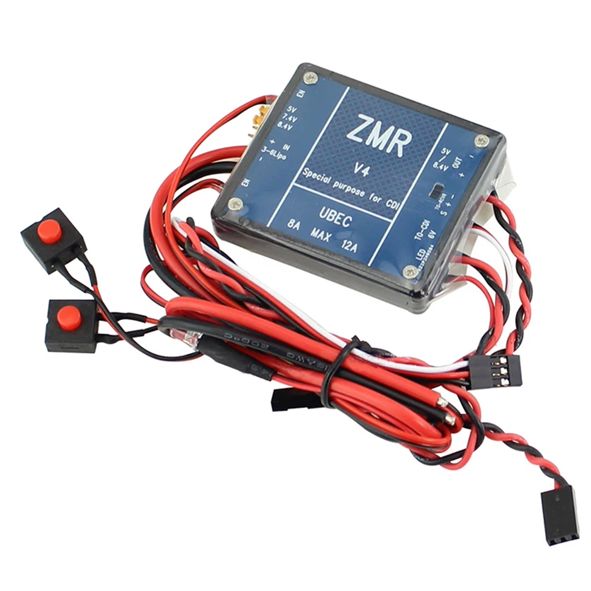 UBEC V2 V3 V4 ZMR 8A Dual BEC  – Drone Battery Connector recenzja i cena