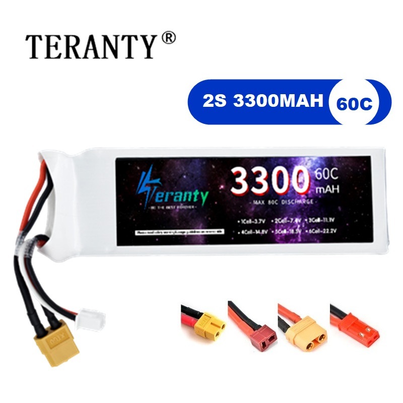 2S 7.4V LiPo Battery 3300mAh 6 – Drone Battery Connector recenzja i cena