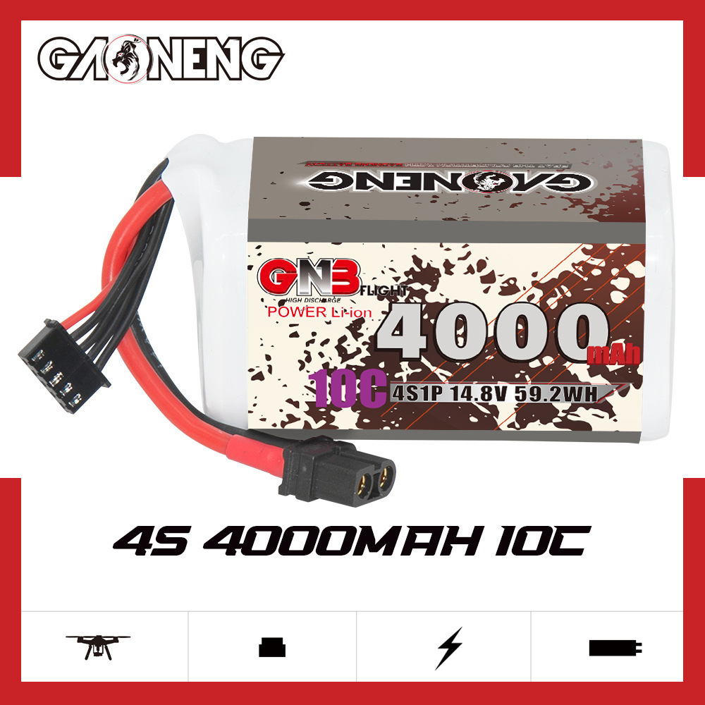 GNB 4000mAh 4S 14.8V 10C 20C W – Drone Battery Plate recenzja i cena