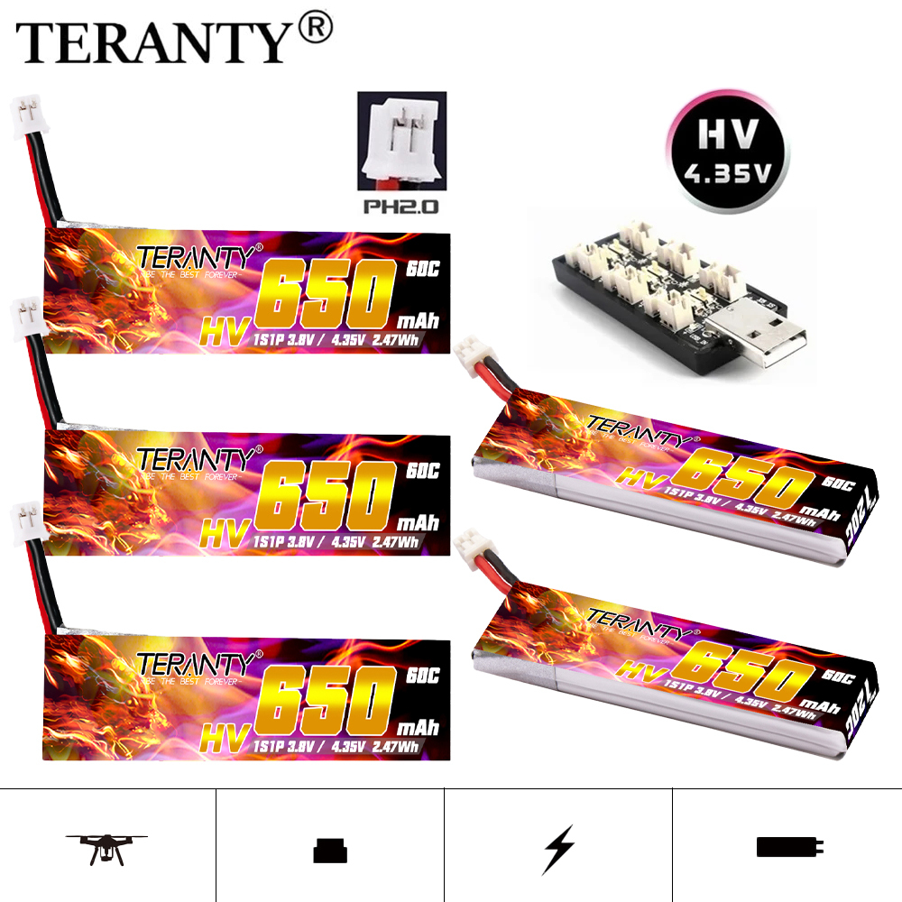 1/3/5/10PCS TREANTY 1S 4.35V H – Drone Battery Li-Ion recenzja i cena