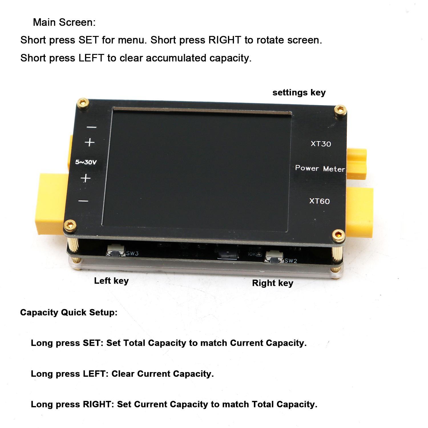 2.4Inch Display Power Meter XT – Drone Battery Voltage Checker recenzja i cena