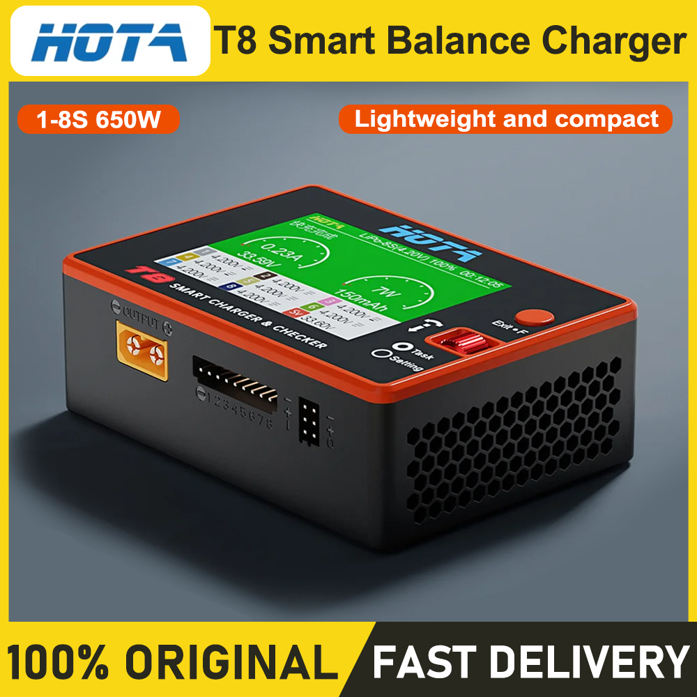 HOTA T8 Smart Balance Charger  – Drone Battery Smart recenzja i cena