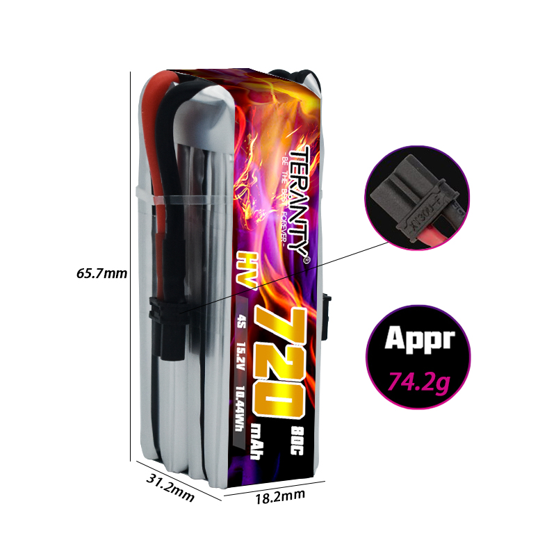 TERANTY 720mAh 4S 15.2V HV Lip – Drone Battery 4S recenzja i cena