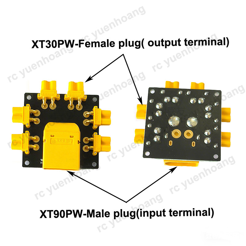 1PCS XT30PW-Female Power Distr – Drone Battery Parallel Board recenzja i cena