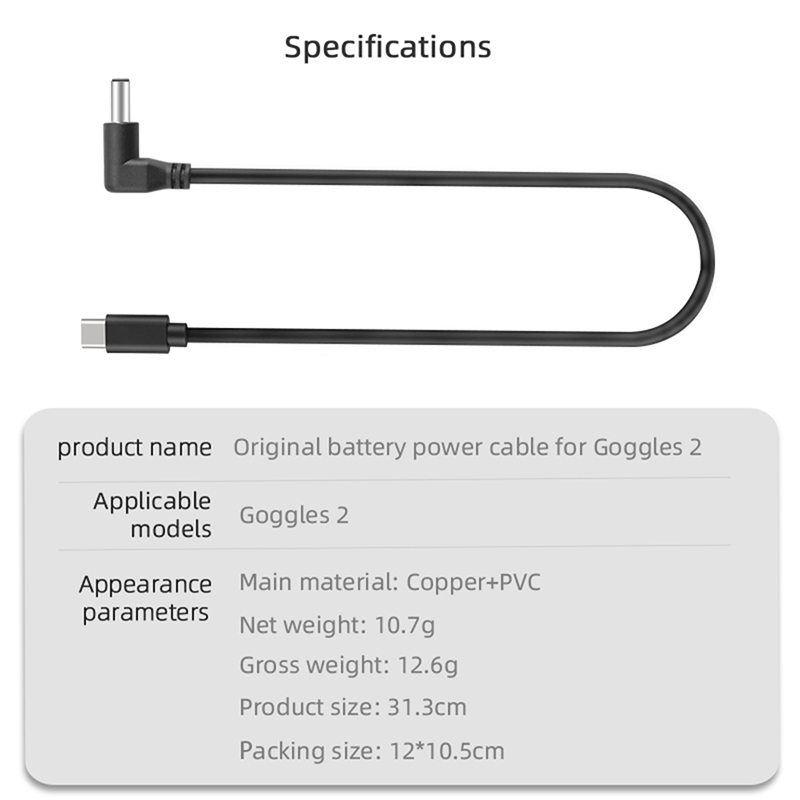 Original Glasses Battery Cable – Drone Battery Strap recenzja i cena