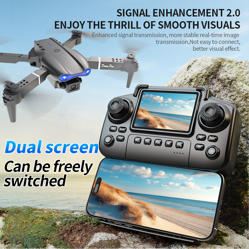E99 PRO Drone Screen Control A – Drone Battery Case recenzja i cena