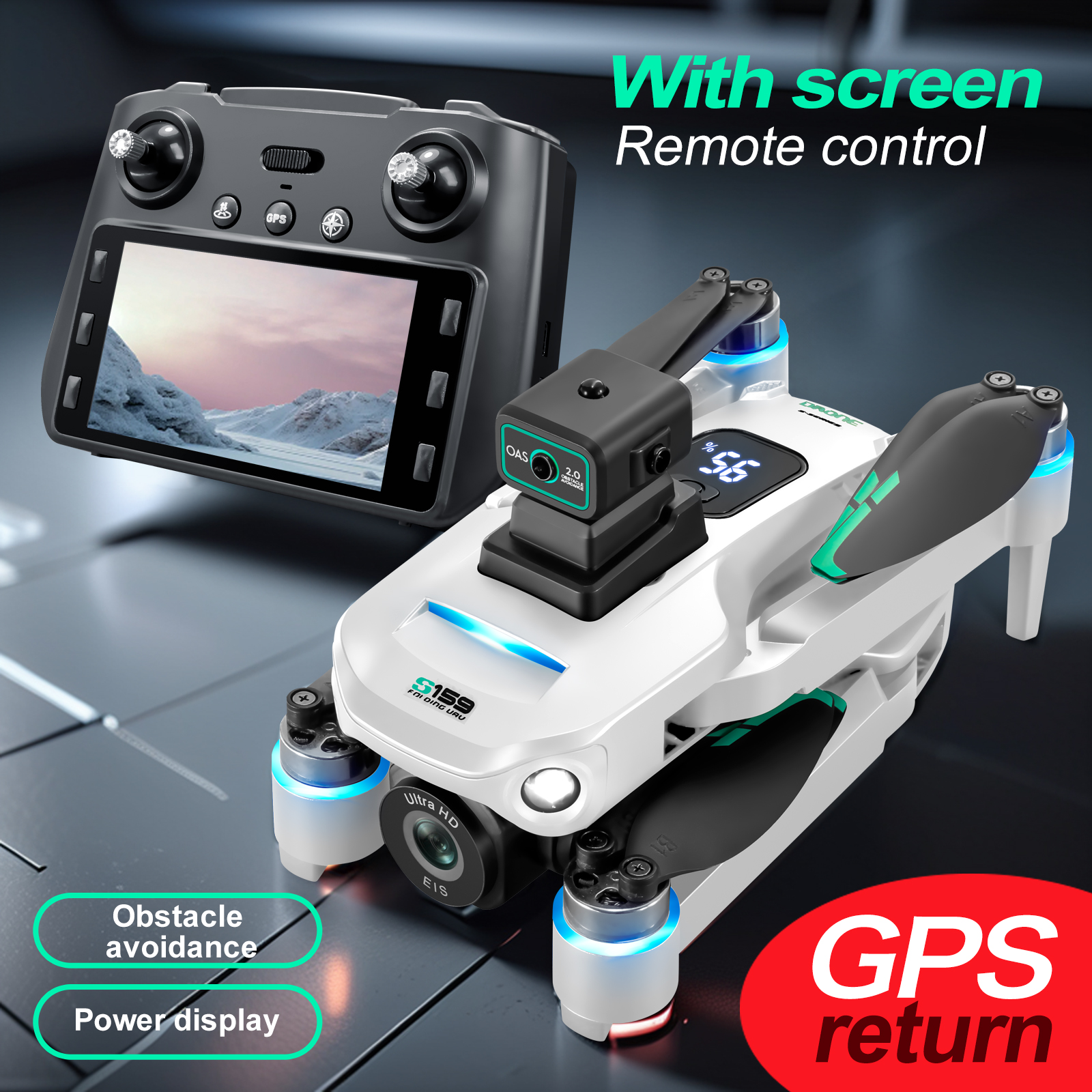 S159 GPS Drone 4K Profesional  – Drone Battery Balance Charger recenzja i cena